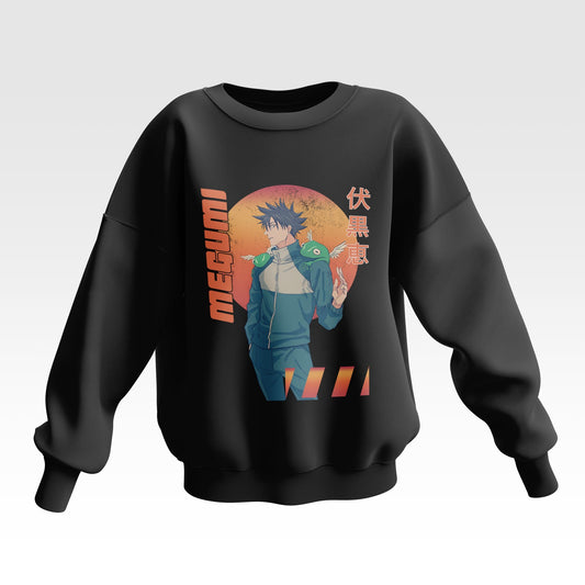 Jujutsu Kaisen Megumi Oversized Sweatshirt - Unisex