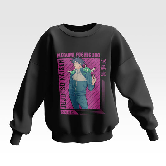 Megumi Fushiguro Jujutsu Kaisen Oversized Sweatshirt - Unisex