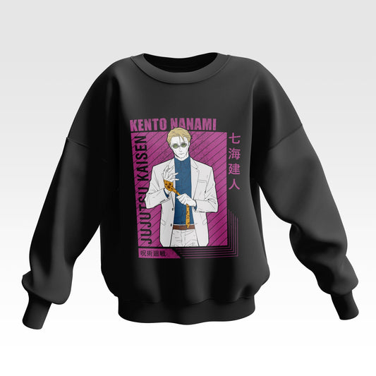 Kento Nanami Jujutsu Kaisen Oversized Sweatshirt - Unisex