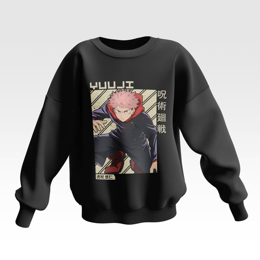 Jujutsu Kaisen Yuuji Oversized Sweatshirt - Unisex