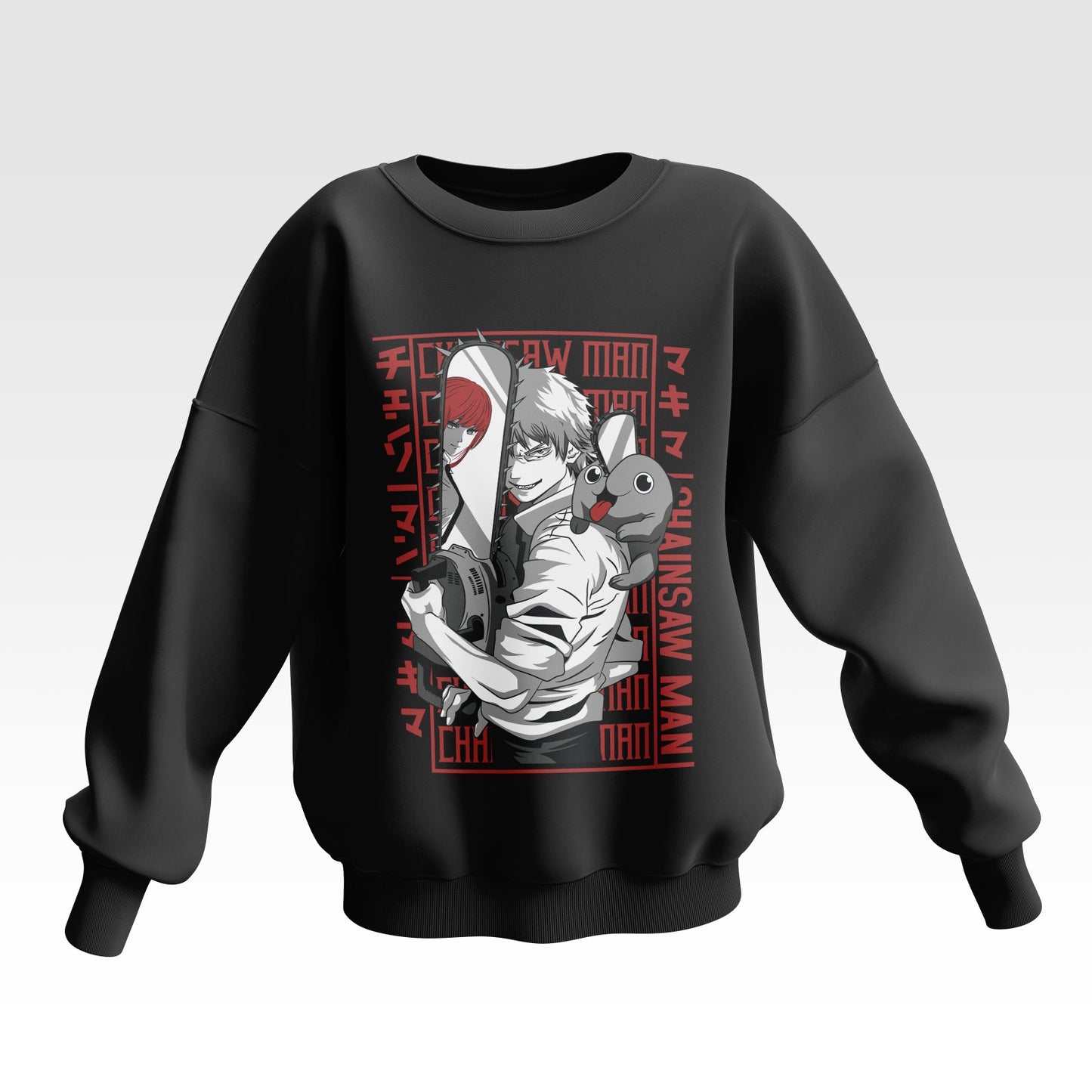 Denji Pochita Chainsawman Oversized Sweatshirt - Unisex