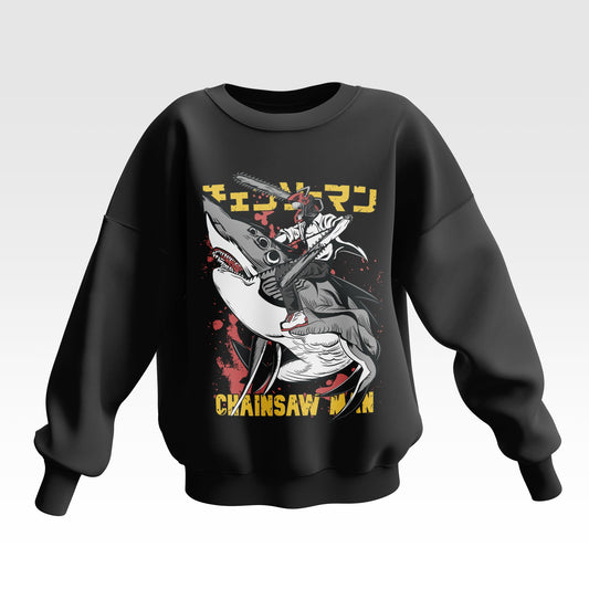 Beam Chainsawman Oversized Sweatshirt - Unisex