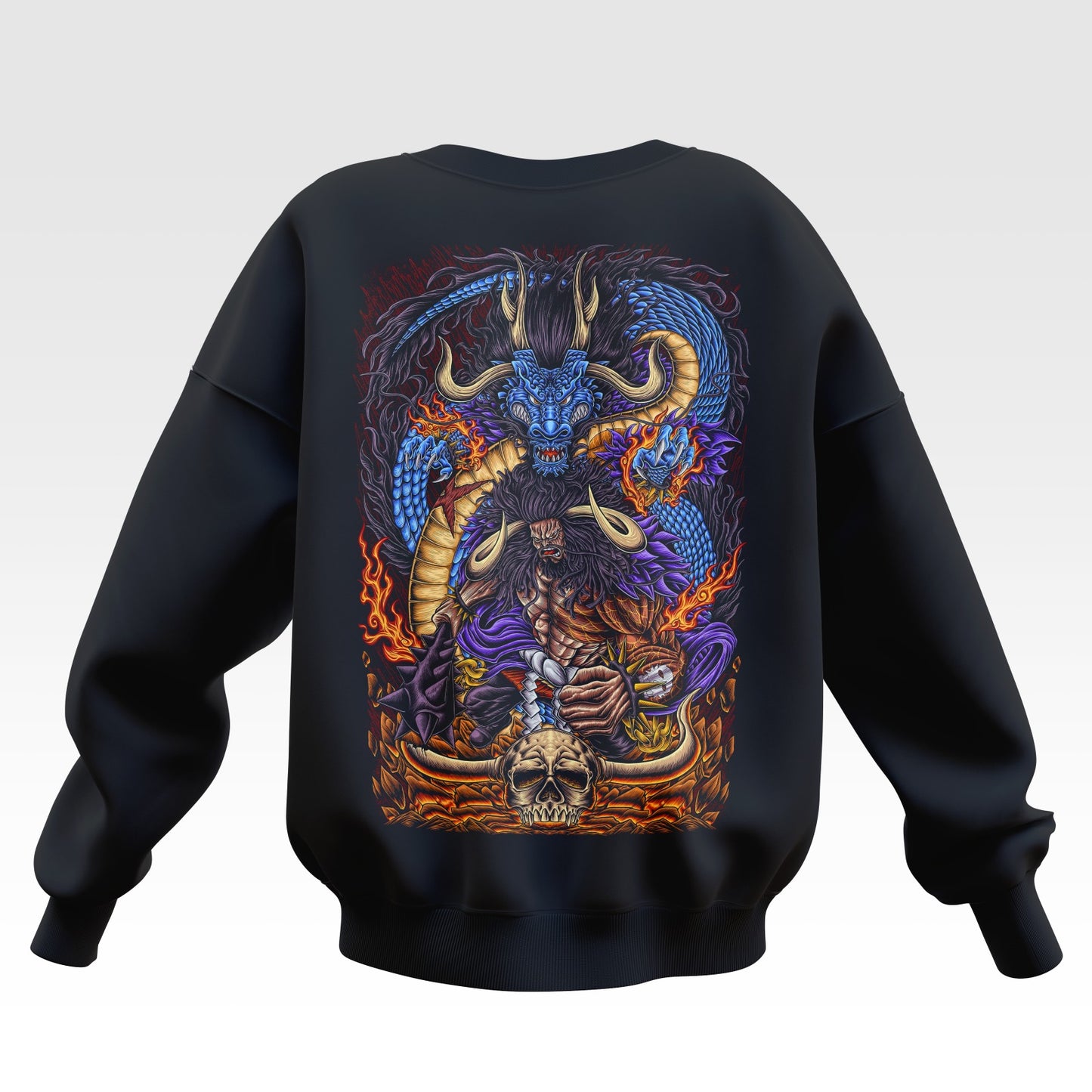 Kaido One Piece Oversized Sweatshirt - Unisex