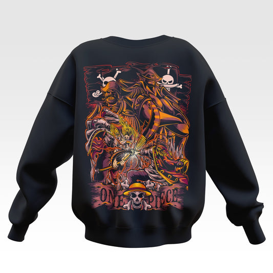 Whitebeard & Roger One Piece Oversized Sweatshirt - Unisex