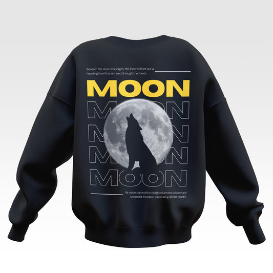 Full Moon Oversized Sweatshirt - Unisex