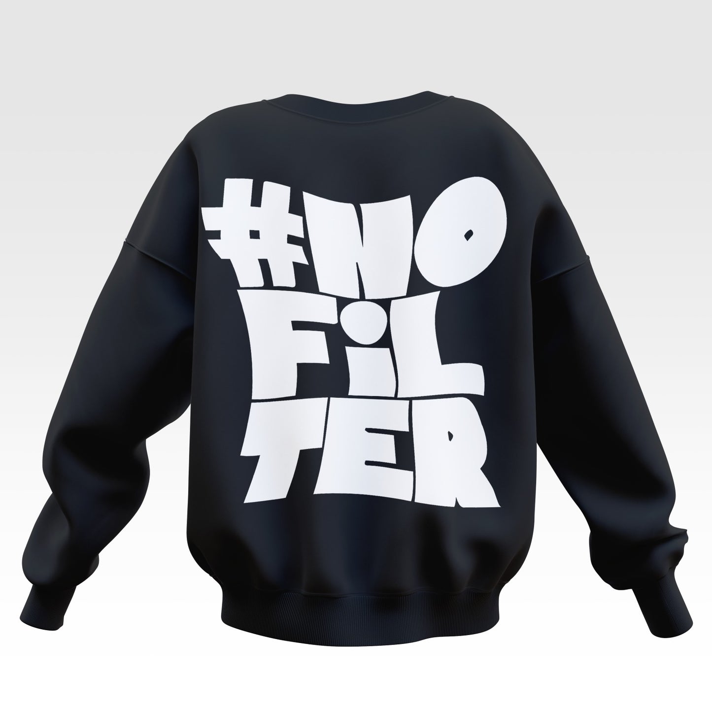 No Filter Oversized Sweatshirt - Unisex