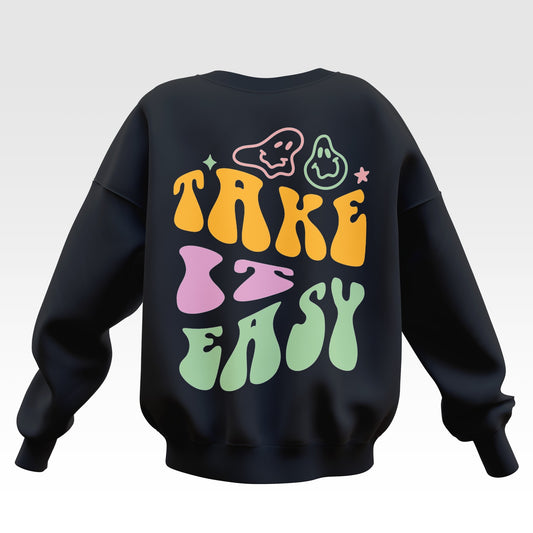 Take it Easy Oversized Sweatshirt - Unisex