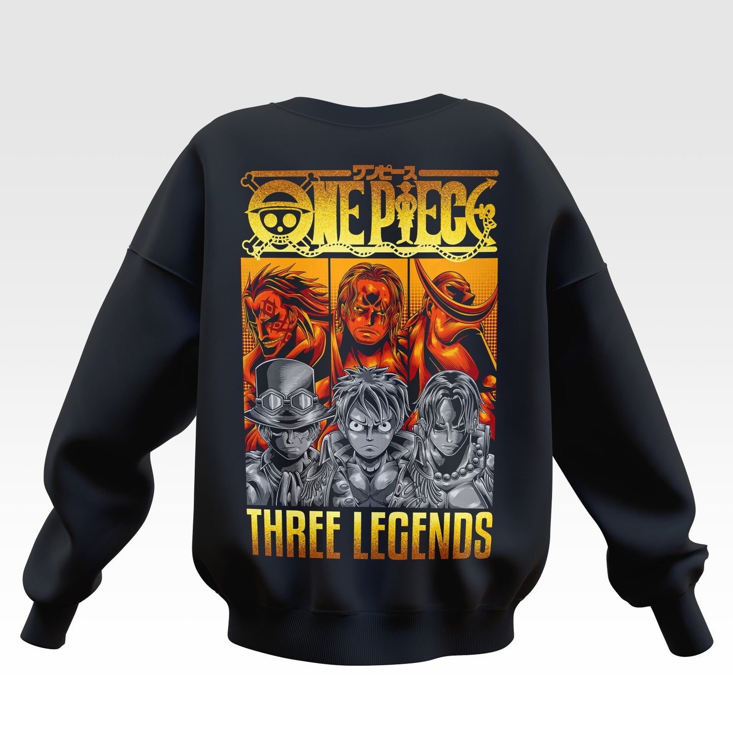 3 Legends One Piece Oversized Sweatshirt - Unisex