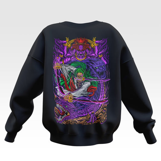 King of Hell One Piece Oversized Sweatshirt - Unisex