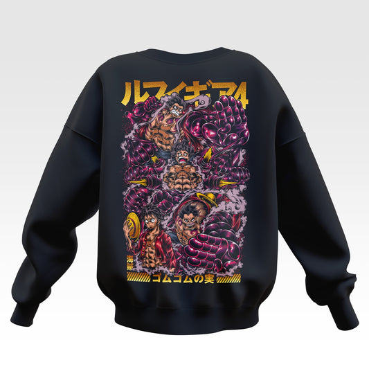 Gear 4 Luffy One Piece Oversized Sweatshirt - Unisex