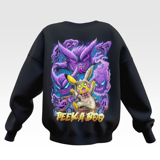 Peek a boo Pikachu Oversized Sweatshirt - Unisex