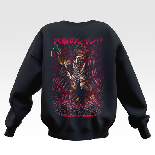 Akagami Shanks One Piece Oversized Sweatshirt - Unisex