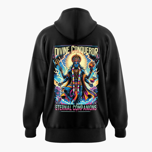 Divine Conqueror Vishnu Oversized Hoodie