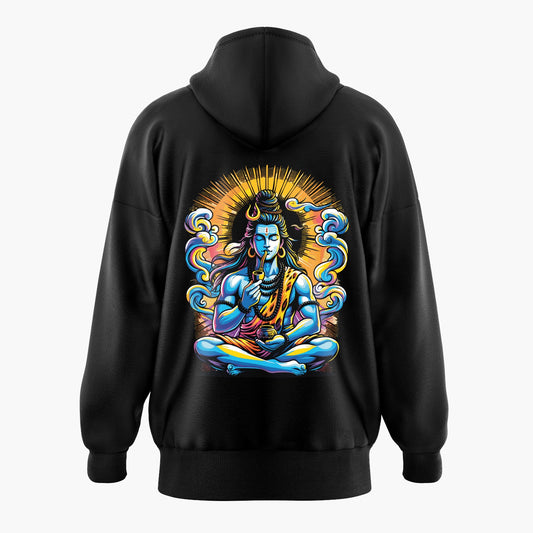 Meditating Lord Shiva Oversized Hoodie