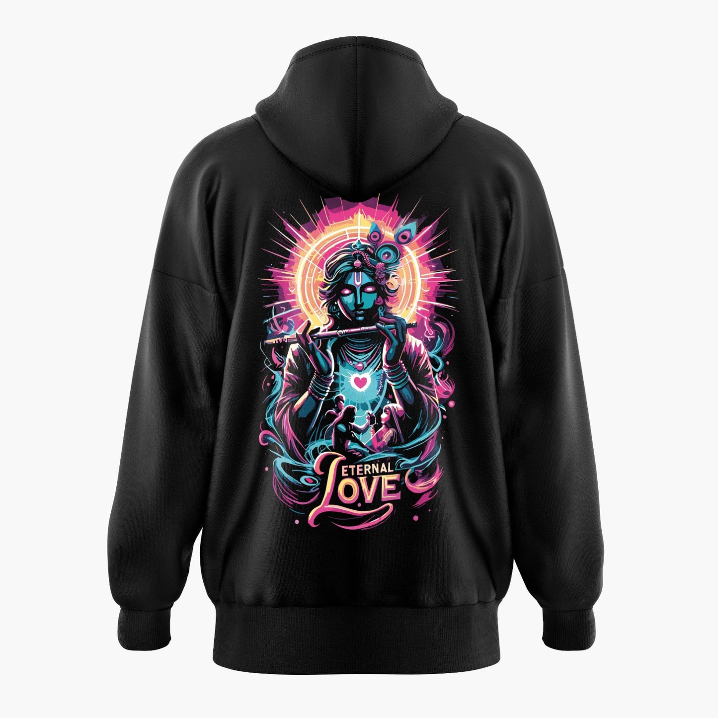 Eternal Love from Lord Krishna Oversized Hoodie