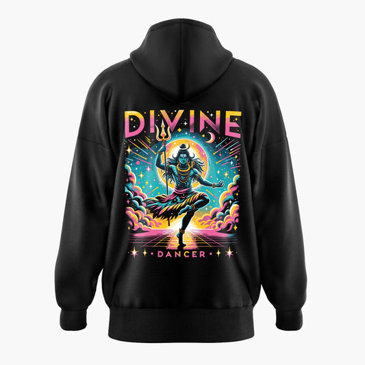 Divine Dancer Lord Shiva Oversized Hoodie