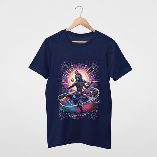 Divine Dance by Lord Krishna T-shirt