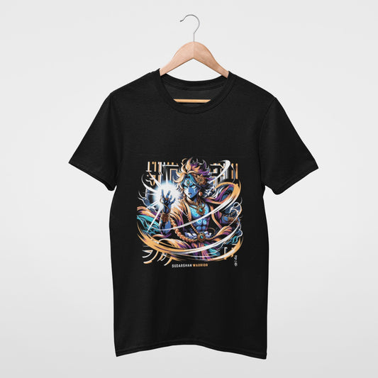 Sudarshan Warrior Lord Vishnu T-shirt