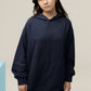 Navy Blue Oversized Hoodie || Essentials