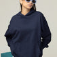 Navy Blue Oversized Hoodie || Essentials