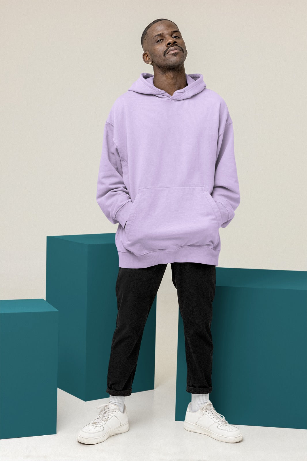 Lavender Oversized Hoodie || Essentials