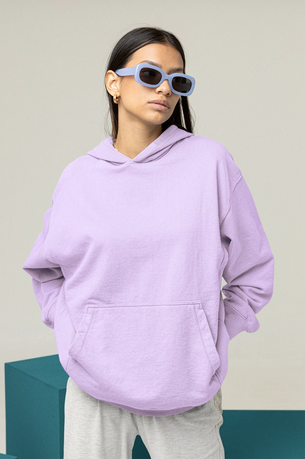 Lavender Oversized Hoodie || Essentials