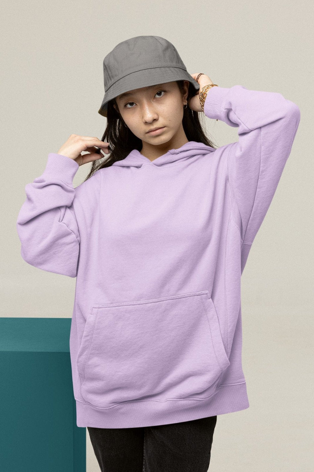 Lavender Oversized Hoodie || Essentials