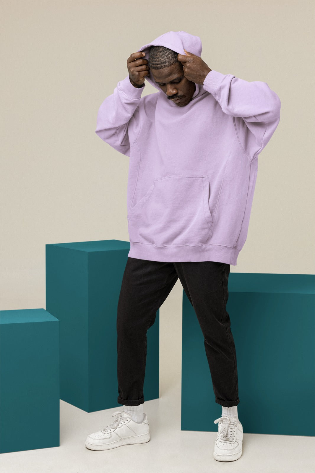 Lavender Oversized Hoodie || Essentials