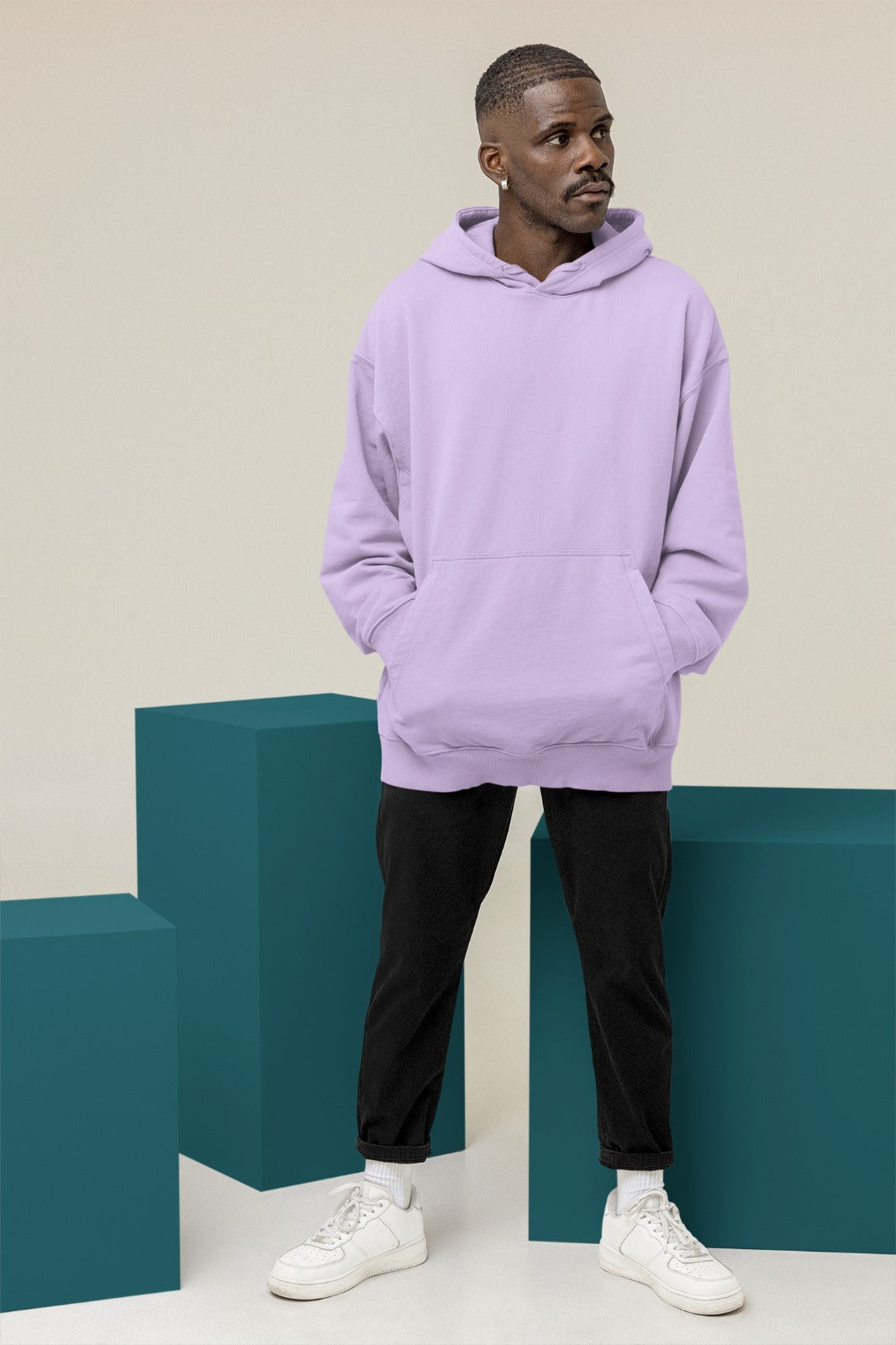 Lavender Oversized Hoodie || Essentials