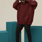 Maroon Oversized Hoodie || Essentials