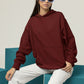 Maroon Oversized Hoodie || Essentials