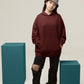 Maroon Oversized Hoodie || Essentials