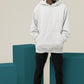 White Oversized Hoodie || Essentials