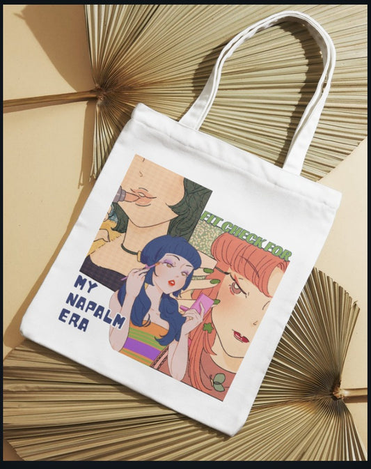 My Napalm Era Tote Bag With Zipper by @pa3print