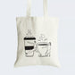 Elevate your style with our "Coffee Lovers' Embrace" Cotton Canvas Tote Bag. This charming tote features a heartwarming line art illustration of a man embracing a large coffee takeaway cup and a woman cuddling a traditional coffee cup, both filled with steaming hot brew. Crafted for style and durability, it includes a secure zipper closure for daily convenience. Order yours today!