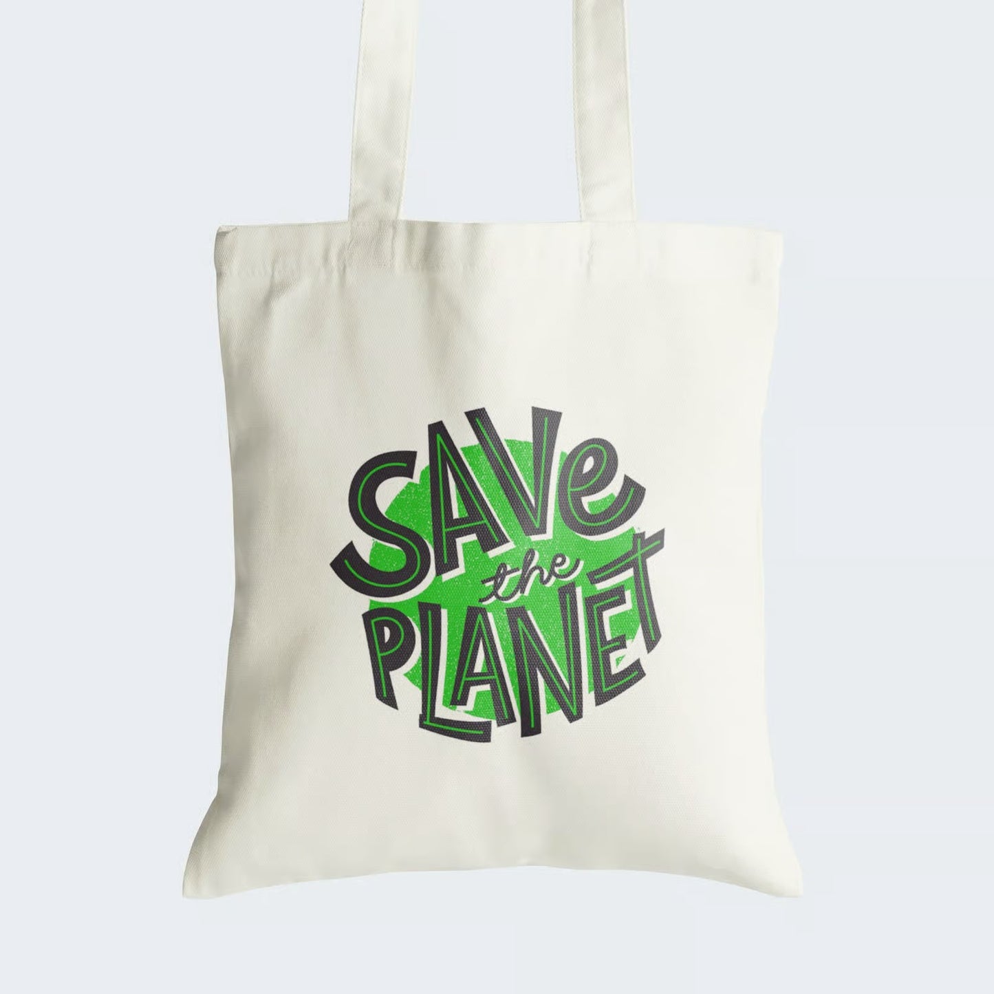 Elevate your style and join the environmental movement with our "SAVE the PLANET" Cotton Canvas Tote Bag. This tote features a powerful graphic text design that boldly spells out "SAVE the PLANET," making a strong statement for environmental consciousness. Crafted for durability and style, it includes a secure zipper closure for daily convenience. Carry the message of sustainability and join the cause with our impactful Cotton Canvas Tote Bag. Order yours today!