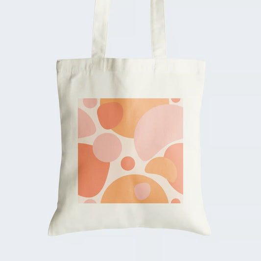  Elevate your style with our "Pink and Apricot Waves" Cotton Canvas Tote Bag, a captivating work of abstract art. Featuring wavy, bubble-like shapes in enchanting shades of pink and apricot, this tote bag seamlessly combines fashion and functionality. Crafted for durability and equipped with a secure zipper closure, it's an ideal accessory for art lovers and trendsetters alike. Order now to carry this modern masterpiece wherever you go!