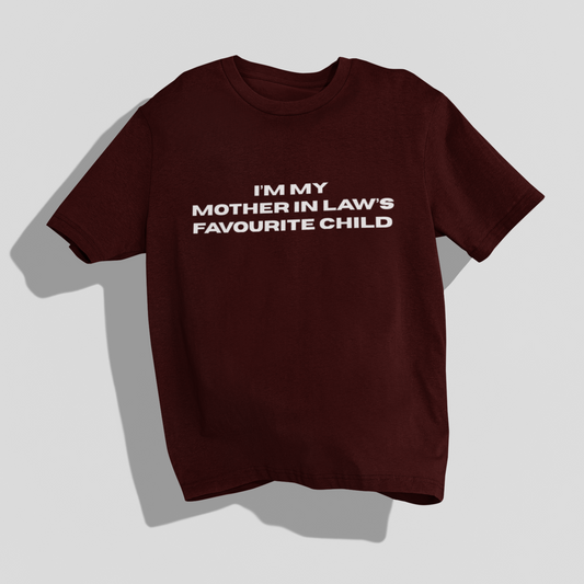Mother-In-Law's Favourite Child Oversized T-shirt