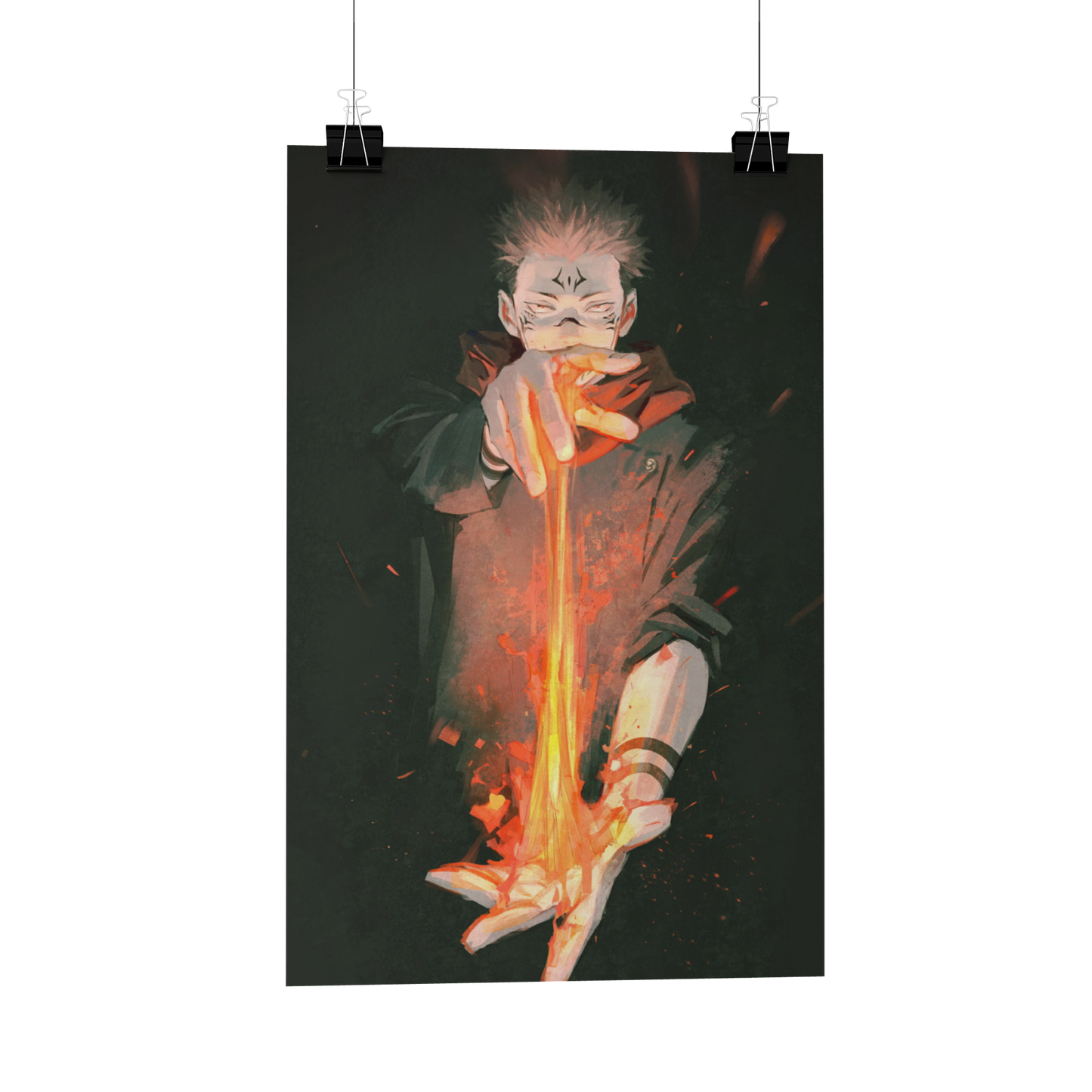 Sukuna jujutsu kaisen Metal Poster