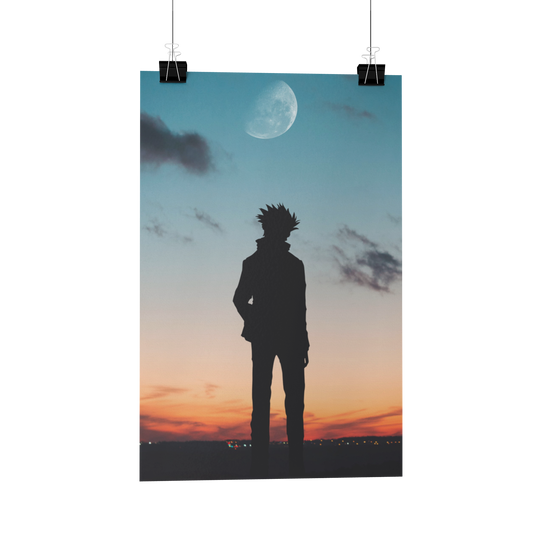 Gojo Silhouette Jujutsu kaisen Poster