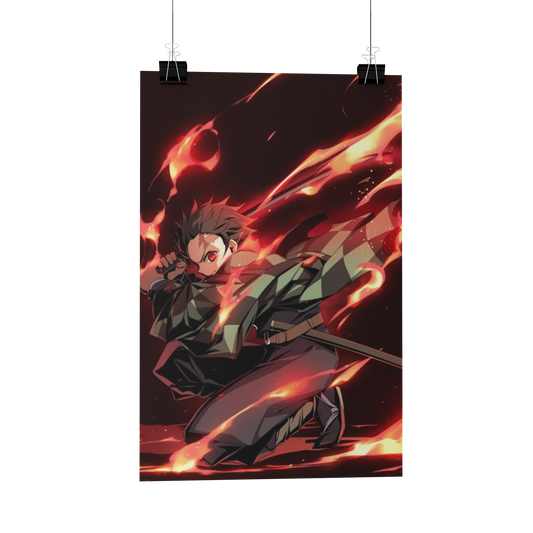 Demon Slayer Tanjiro Metal Poster