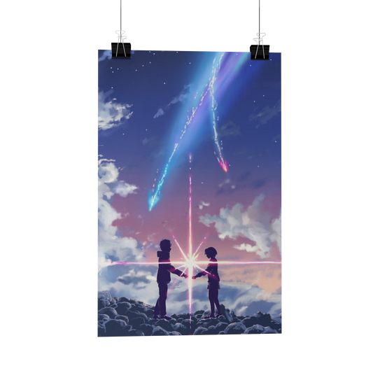 Your Name meteor sky Poster