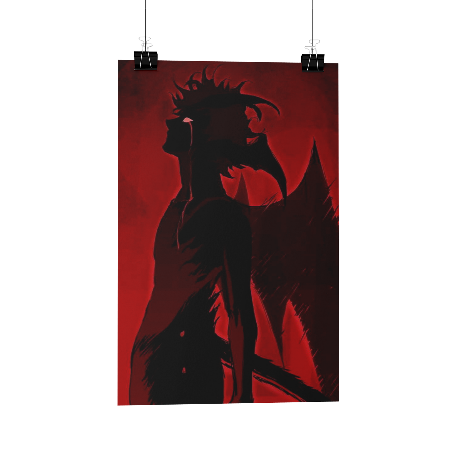 Red Demon crying Poster