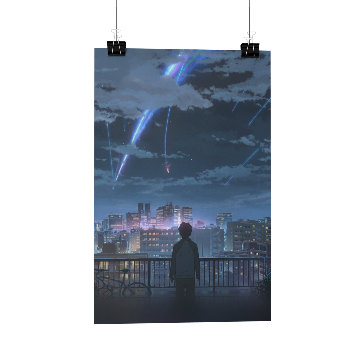 Your Name Taki skyline Metal Poster