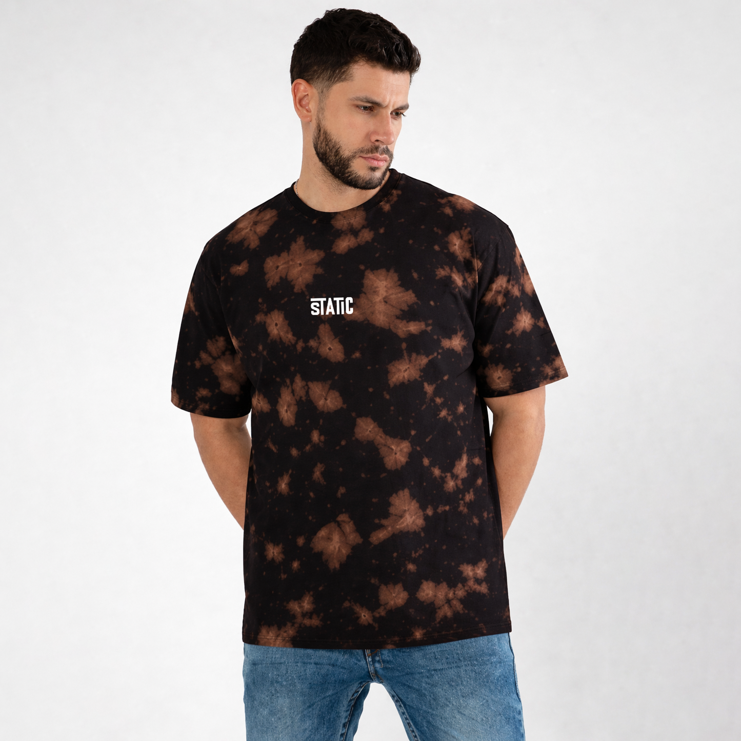 Static Tie-Dye Oversized T-shirt