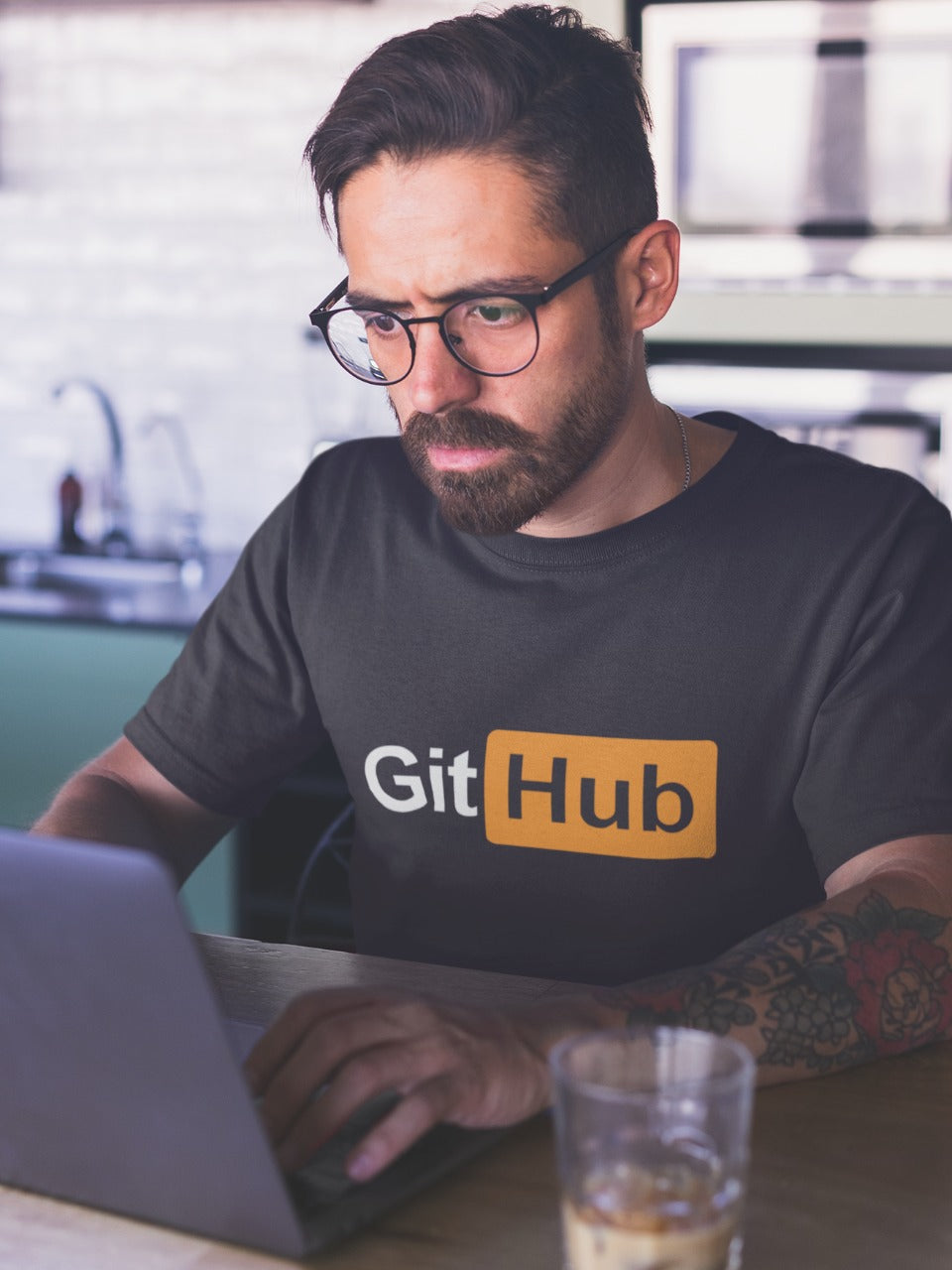 Github git hub porn hub pornhub theme coder life coding life black 