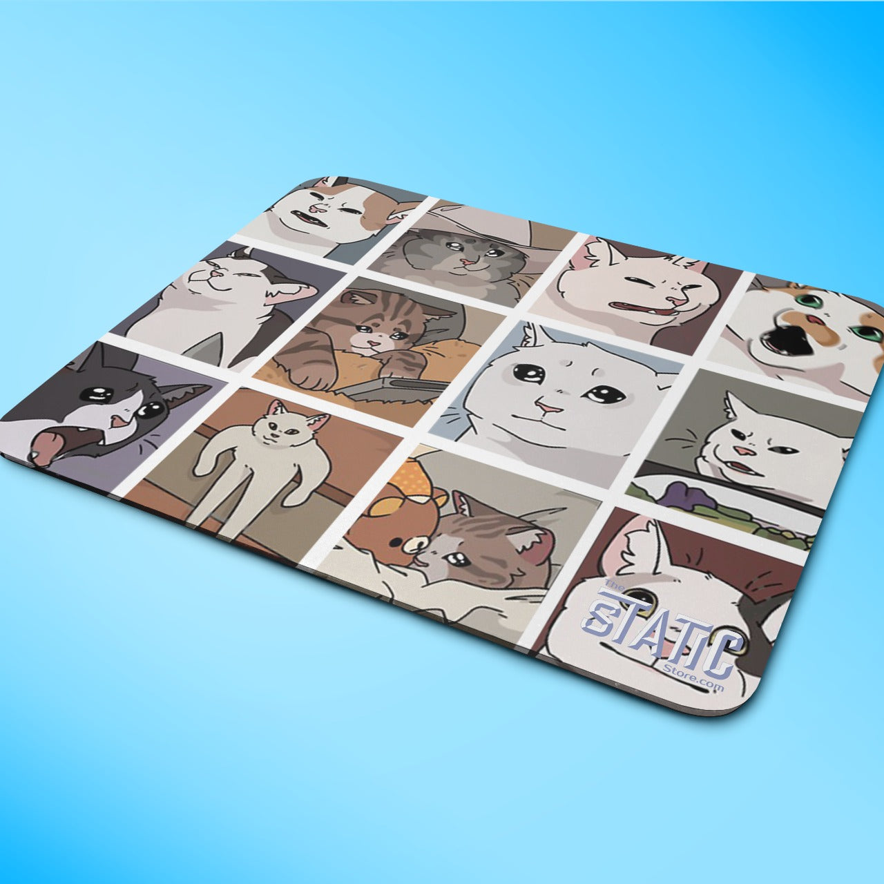 Meme Cats Mouse Pad