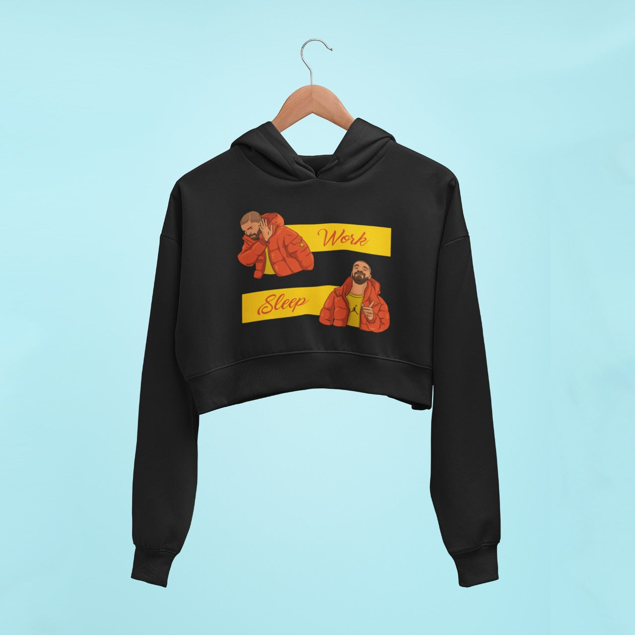 Hotline Bling Crop Hoodie