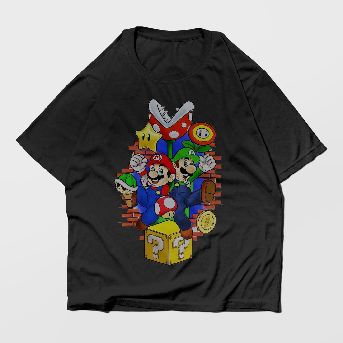 Mario & Luigi Graffiti Oversized T-shirt