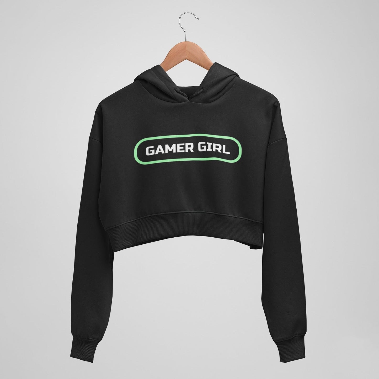 Gamer Girl crop Hoodie